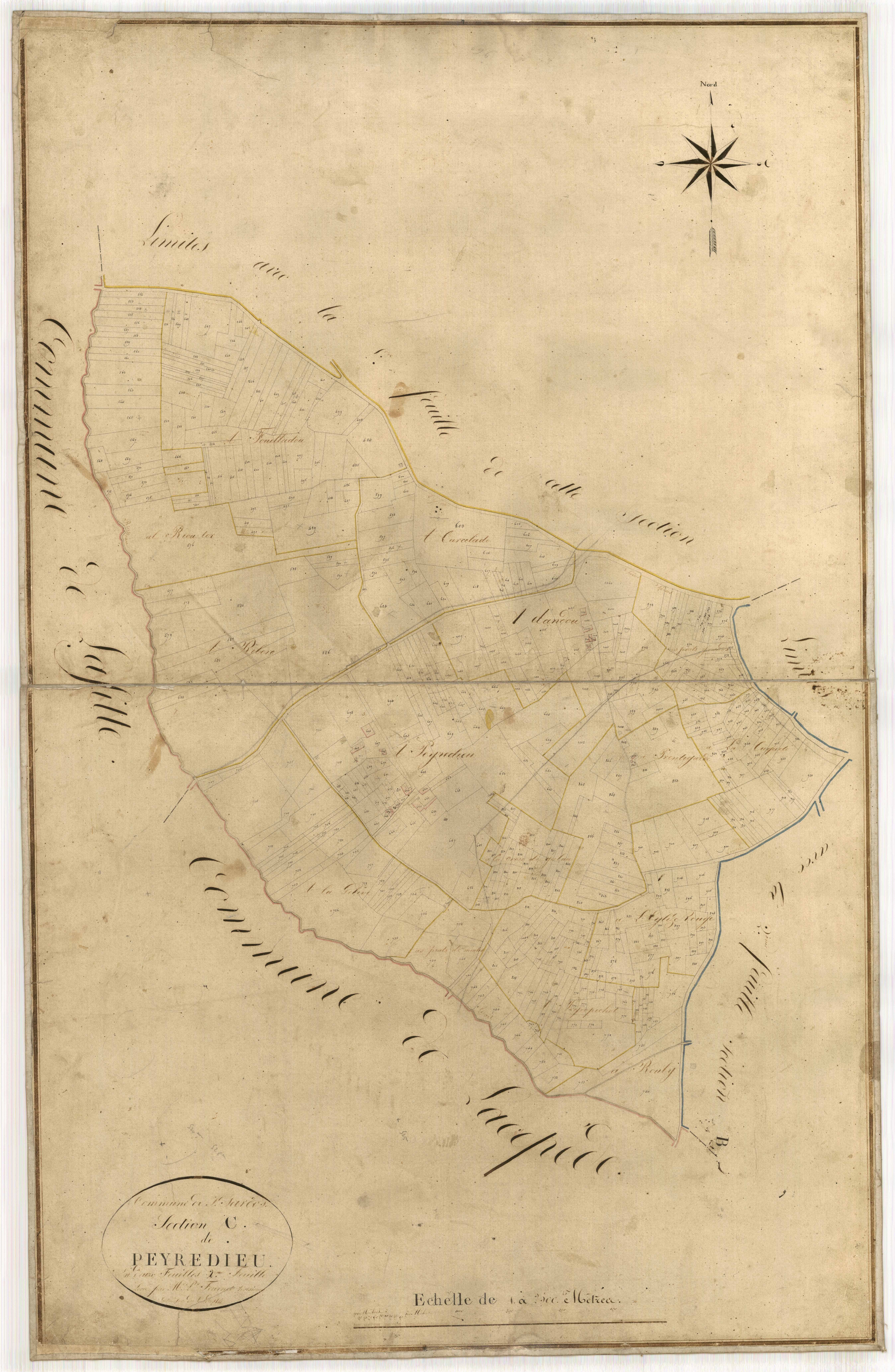 Plan napoléonien-C2 Peyredieu, Saint-Sardos