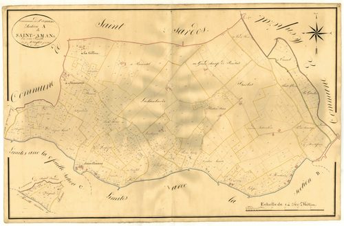 Plan napoléonien, atlas-A Saint-Amans, Saint-Amans (voir Saint-Sardos)