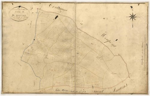 Plan napoléonien-B1 Le Bourg, Saint-Sardos