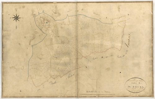 Plan napoléonien-B2 Le Bourg, Saint-Sardos