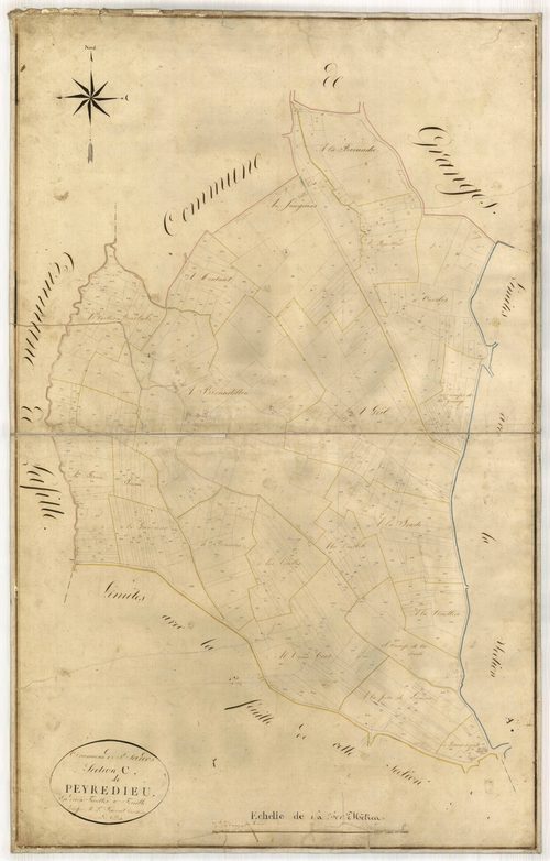Plan napoléonien-C1 Peyredieu, Saint-Sardos