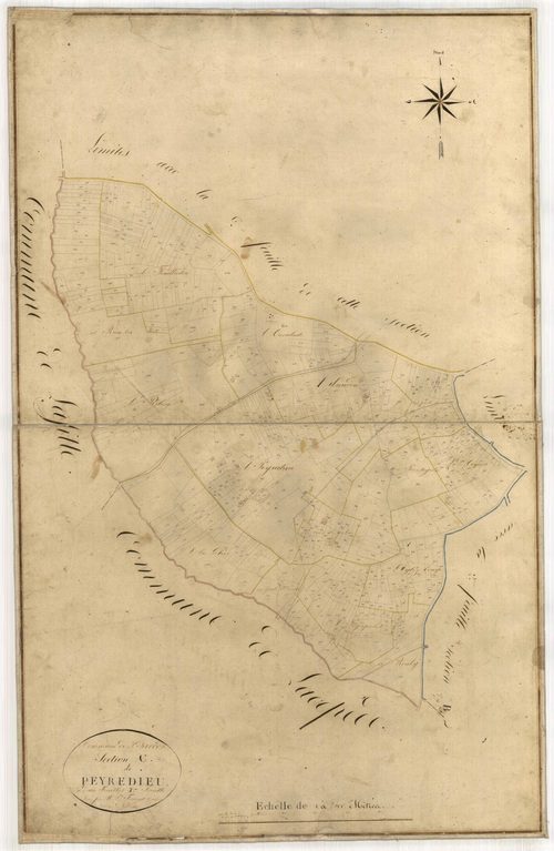 Plan napoléonien-C2 Peyredieu, Saint-Sardos