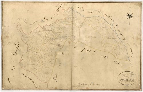 Plan napoléonien-F1 Laportalle, Saint-Sardos