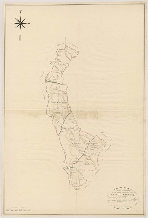 Plan napoléonien, atlas-TA, Saint-Sauveur-de-Meilhan