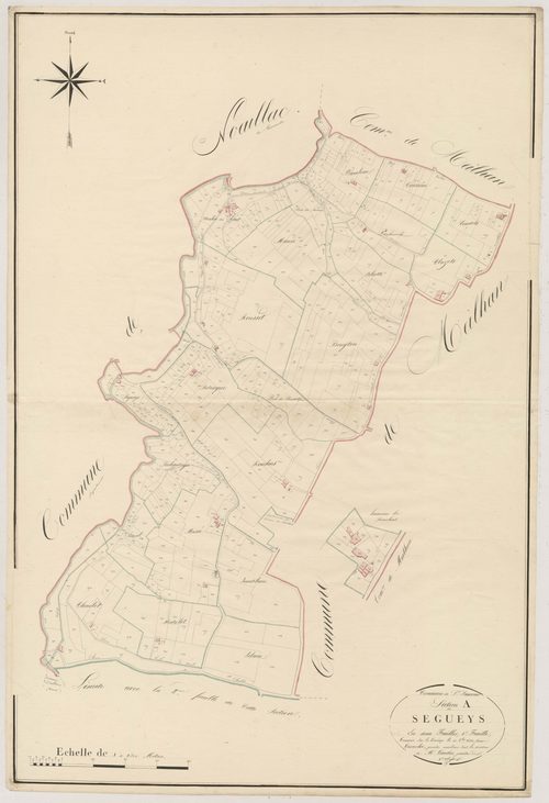 Plan napoléonien, atlas-A1 Seguyes, Saint-Sauveur-de-Meilhan