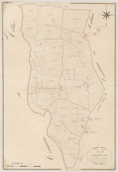 Plan napoléonien, atlas-A2 Seguyes, Saint-Sauveur-de-Meilhan