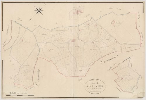 Plan napoléonien, atlas-B2 Saint-Sauveur, Saint-Sauveur-de-Meilhan