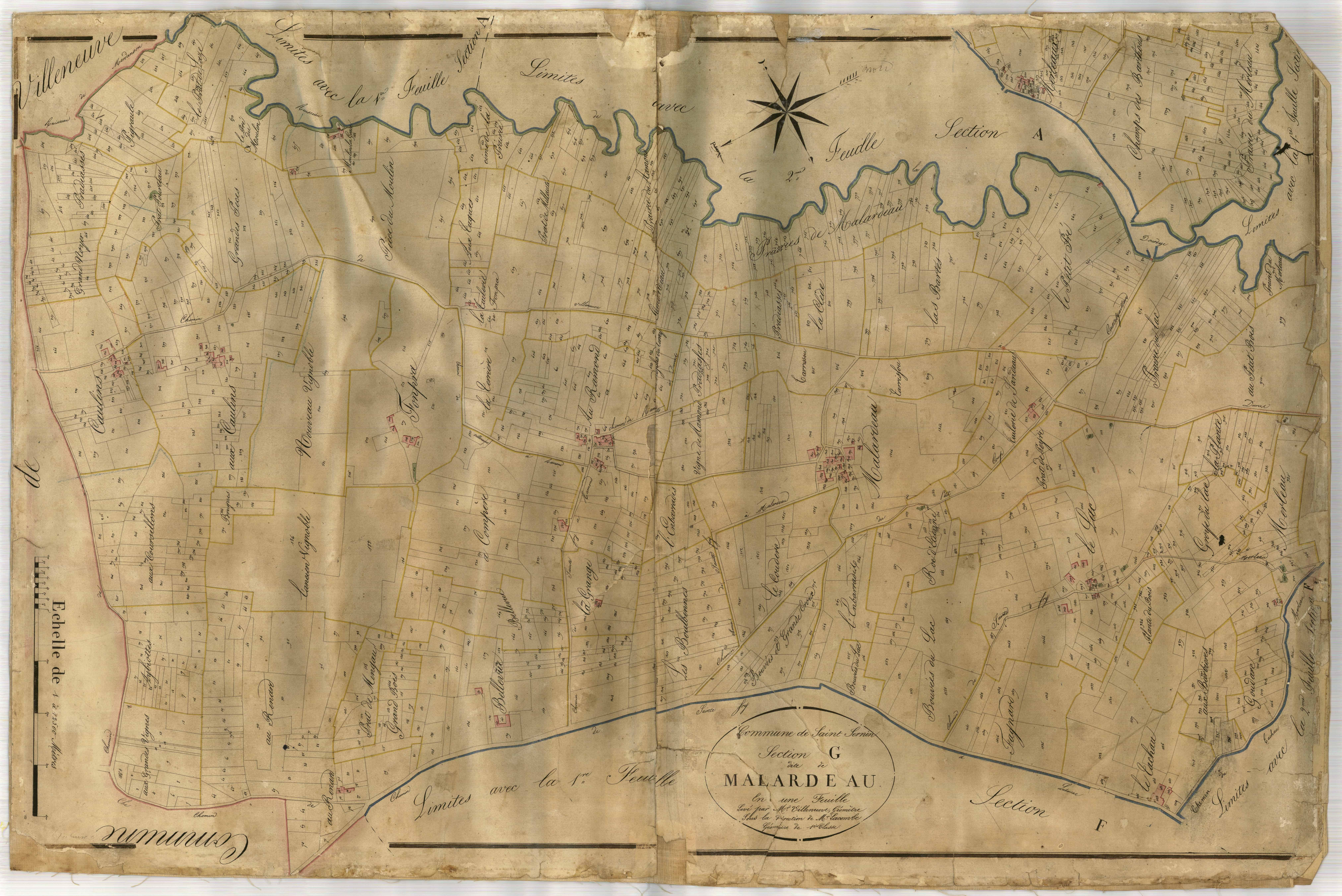 Plan napoléonien-G Malardeau, Saint-Sernin