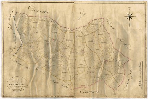 Plan napoléonien-B1 Gueronnie, Saint-Sernin