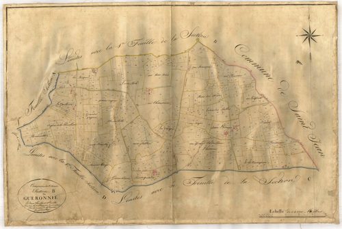Plan napoléonien-B2 Gueronnie, Saint-Sernin