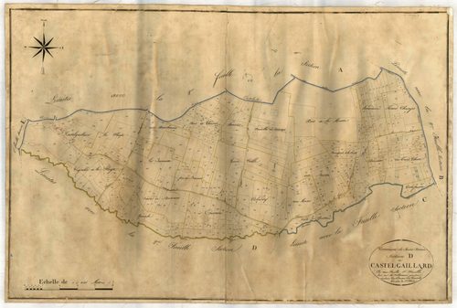 Plan napoléonien-D1 Castel-Gaillard, Saint-Sernin