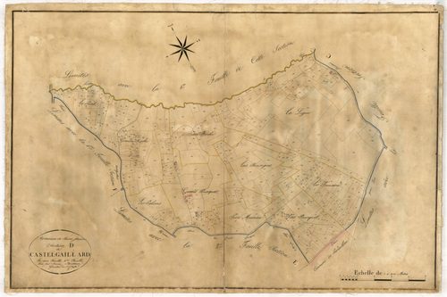 Plan napoléonien-D2 Castel-Gaillard, Saint-Sernin