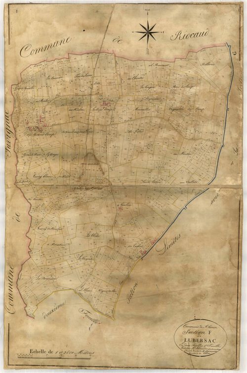 Plan napoléonien-F1 Lubersac, Saint-Sernin