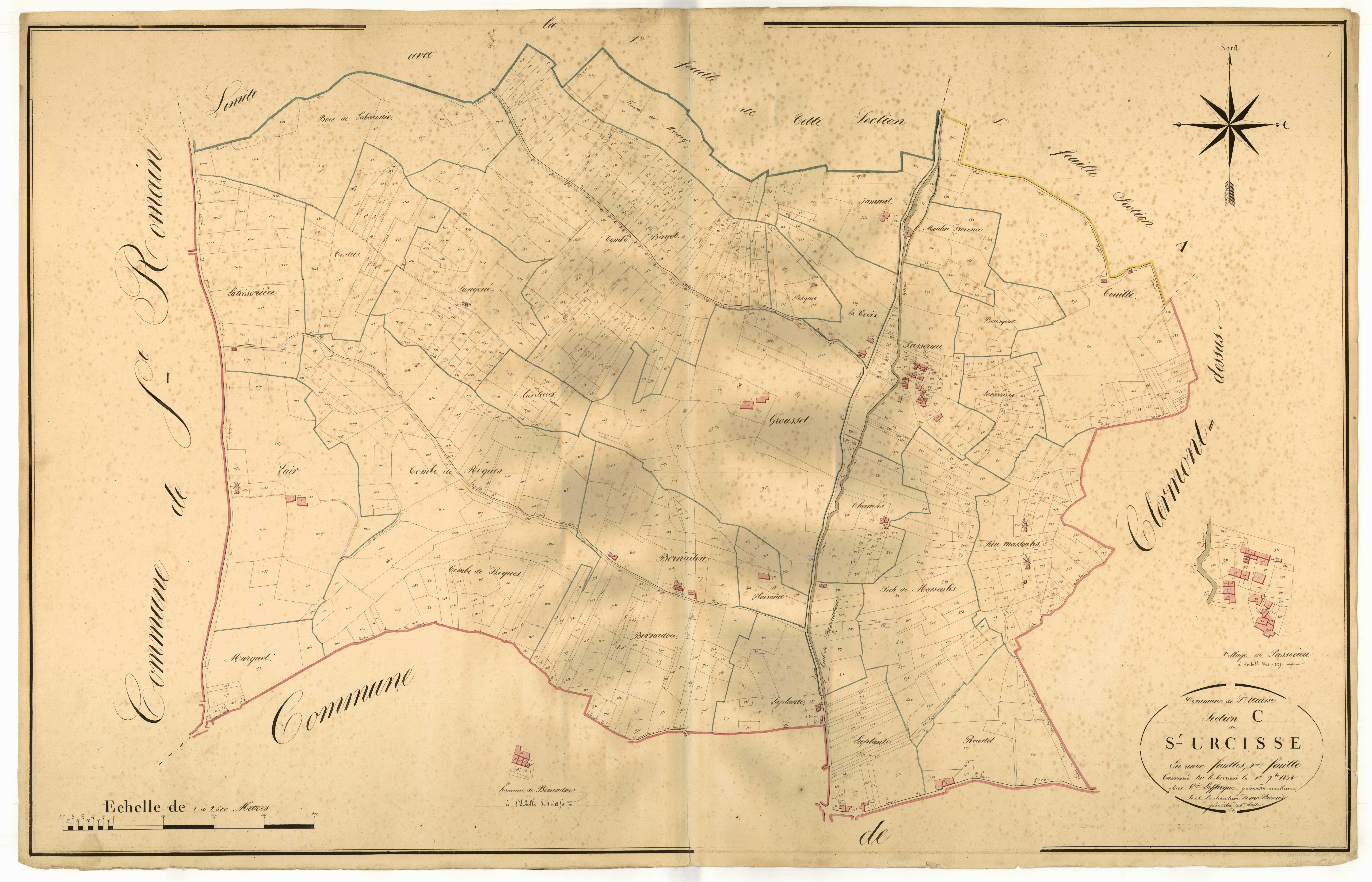 Plan napoléonien, atlas-C2 Saint-Urcisse, Saint-Urcisse