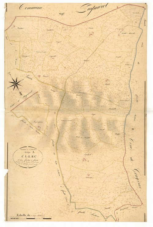 Plan napoléonien, atlas-A1 Clerc, Saint-Urcisse