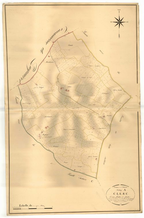 Plan napoléonien, atlas-A2 Clerc, Saint-Urcisse