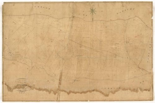 Plan napoléonien, feuille préparatoire-A2 Bonnefont, Saint-Vincent-de-Lamontjoie