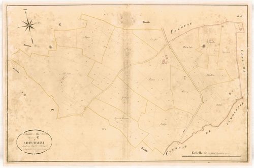 Plan napoléonien-C2 Saint-Vincent, Saint-Vincent-de-Lamontjoie