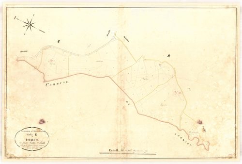 Plan napoléonien-D1 Bourruts, Saint-Vincent-de-Lamontjoie