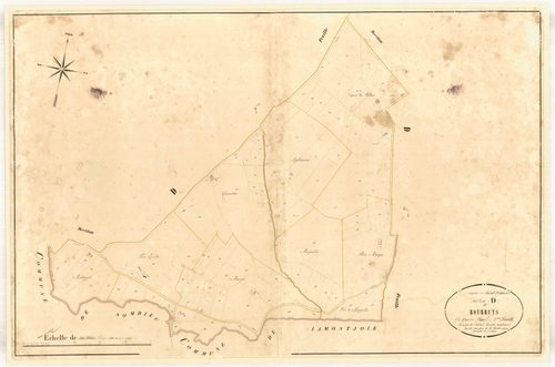 Plan napoléonien-D3 Bourruts, Saint-Vincent-de-Lamontjoie