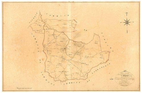 Plan napoléonien, atlas-TA, Saint-Vincent-de-Lamontjoie