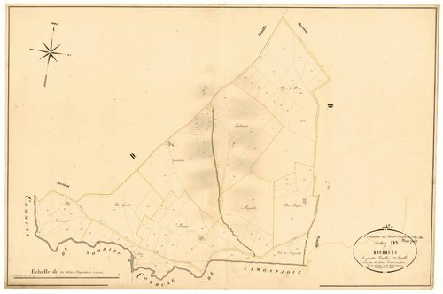 Plan napoléonien, atlas-D3 Bourruts, Saint-Vincent-de-Lamontjoie