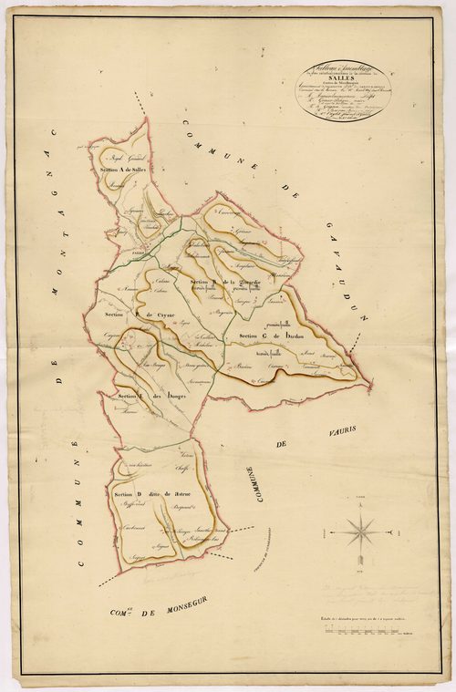 Plan napoléonien, atlas-TA, Salles