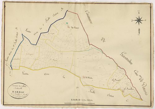 Plan napoléonien, atlas-C1 Bardou, Salles