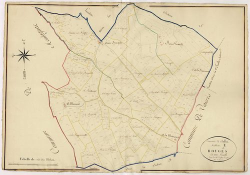 Plan napoléonien, atlas-E Bouges, Salles