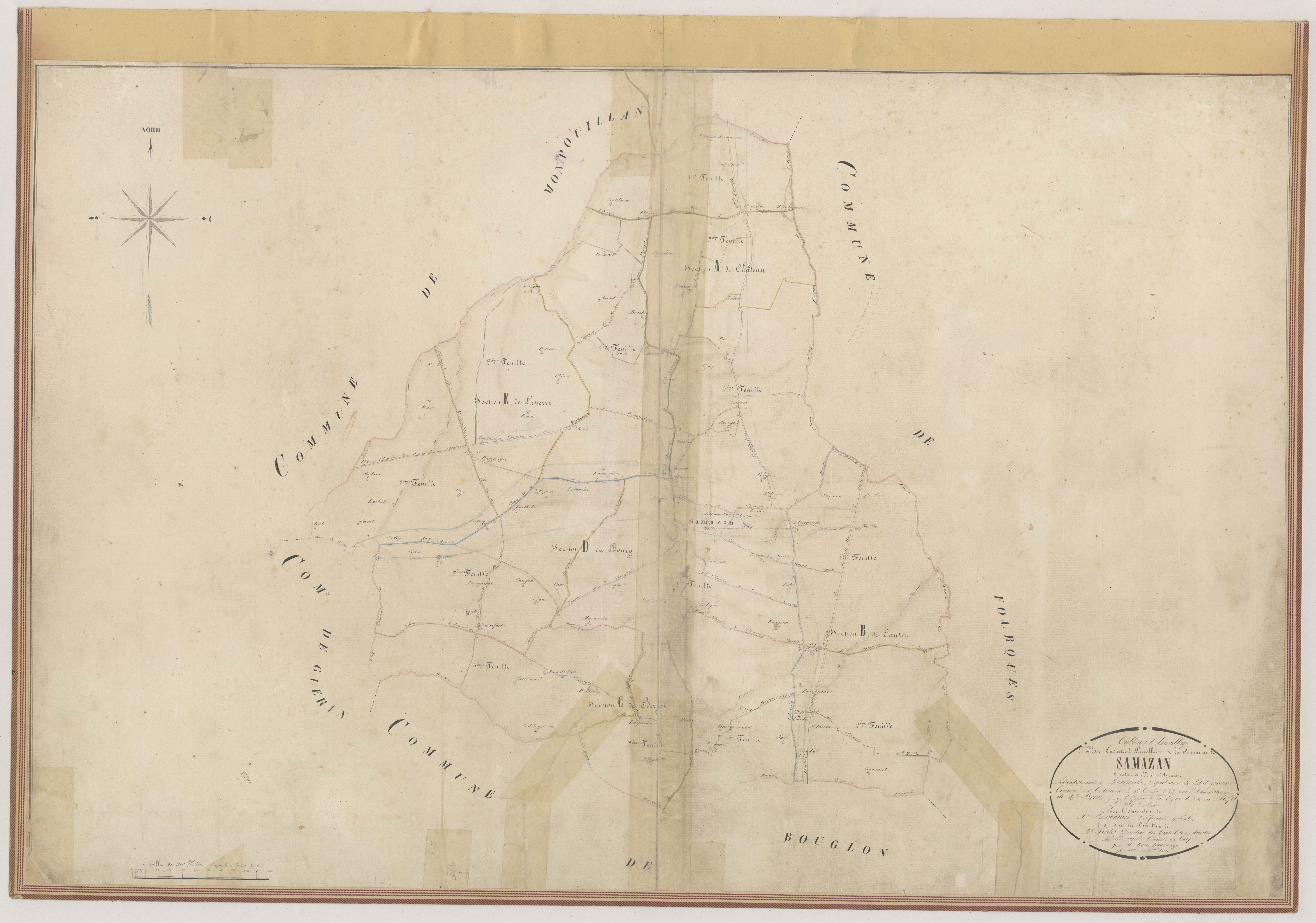 Plan napoléonien-TA, Samazan