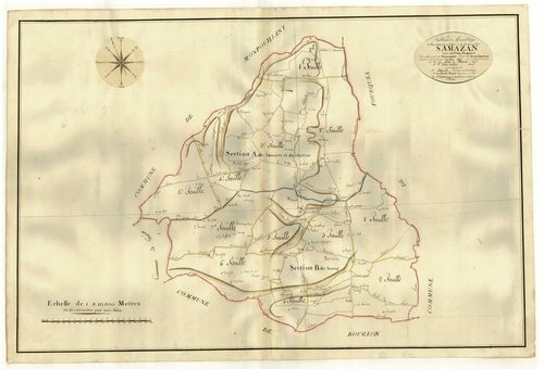 Plan primitif, atlas-TA, Samazan