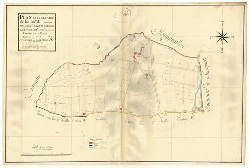 Plan primitif, atlas-A1 Lasserre et La Château, Samazan