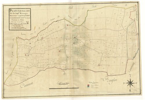Plan primitif, atlas-B2 Le Bourg, Samazan