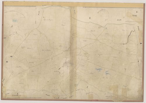 Plan napoléonien-D1 Le Bourg, Samazan