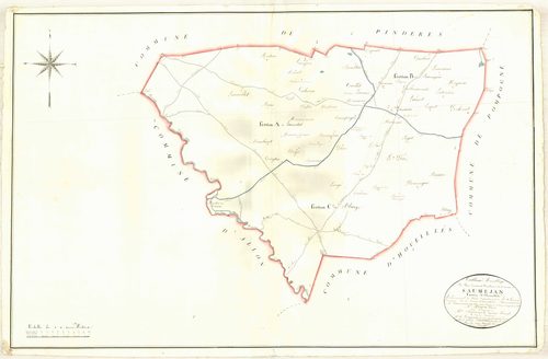Plan napoléonien, atlas-TA, Sauméjan