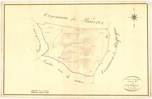 Plan napoléonien, atlas-B Sauméjan, Sauméjan