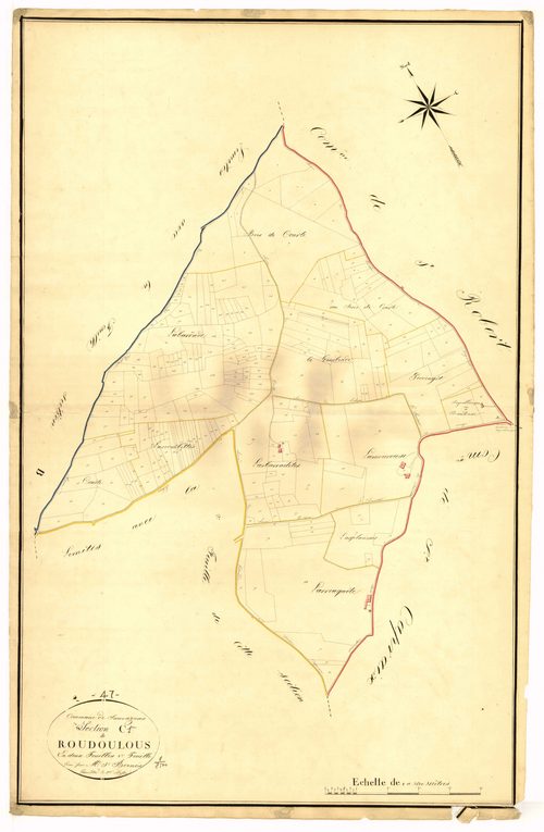 Plan napoléonien, atlas-C1 Roudoulous, Sauvagnas