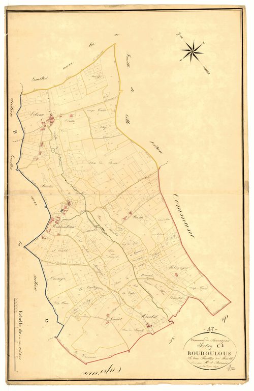 Plan napoléonien, atlas-C2 Roudoulous, Sauvagnas