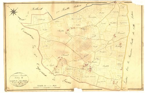 Plan napoléonien, atlas-B2 Saint-Damien, Sauvetat-de-Savères (La)