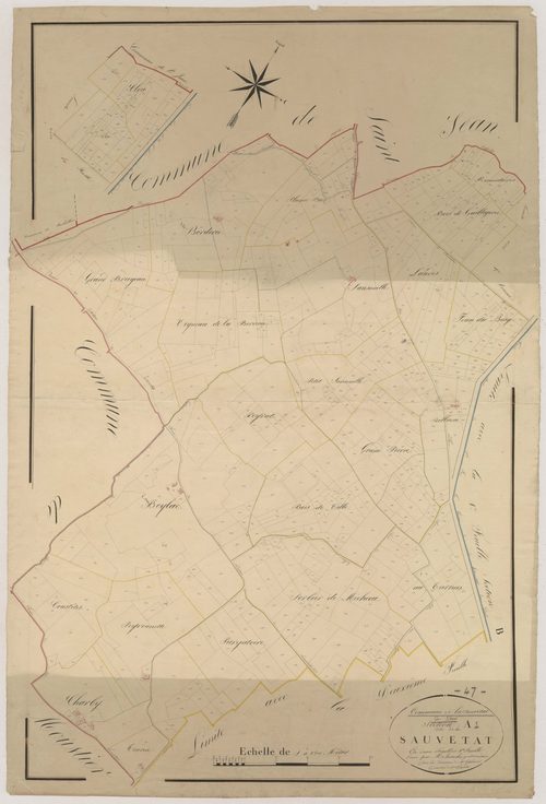 Plan napoléonien, atlas-A1 La Sauvetat, Sauvetat-du-Dropt (La)