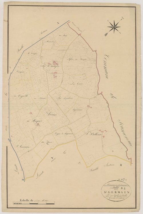 Plan napoléonien, atlas-B1 Saint-Germain, Sauvetat-du-Dropt (La)