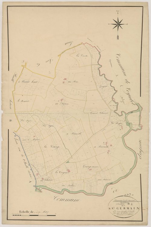 Plan napoléonien, atlas-B2 Saint-Germain, Sauvetat-du-Dropt (La)