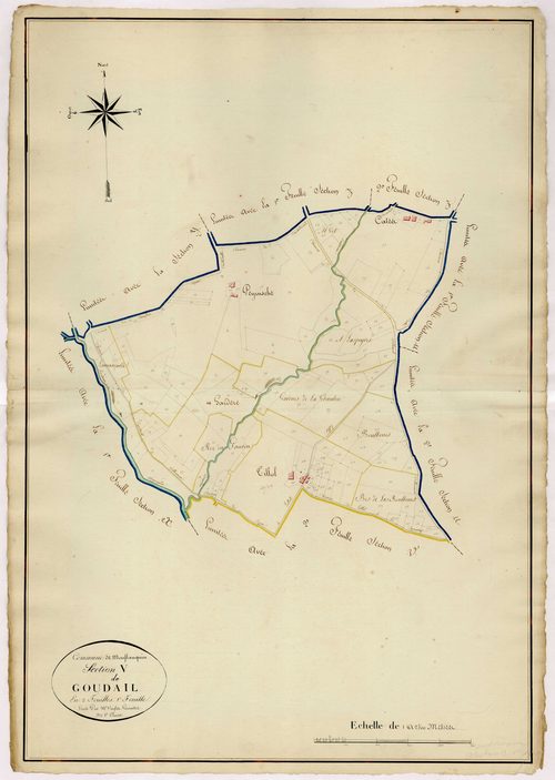 Plan napoléonien, atlas-V1 Goudail, Sauvetat-sur-Lède (La)