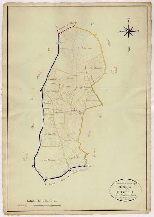Plan napoléonien, atlas-Z1 Combet, Sauvetat-sur-Lède (La)