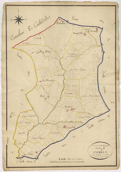Plan napoléonien, atlas-Z2 Combet, Sauvetat-sur-Lède (La)