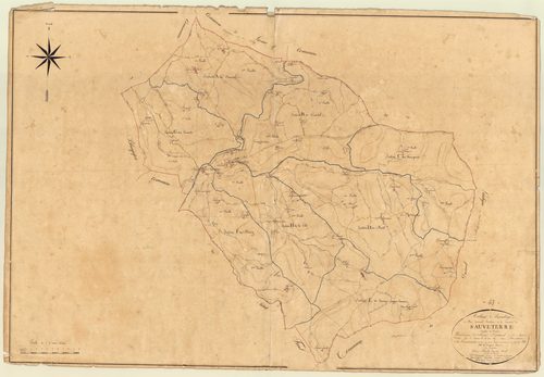 Plan napoléonien, atlas-TA, Sauveterre-la-Lémance