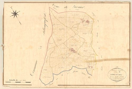 Plan napoléonien, atlas-A1 Sousial, Sauveterre-la-Lémance