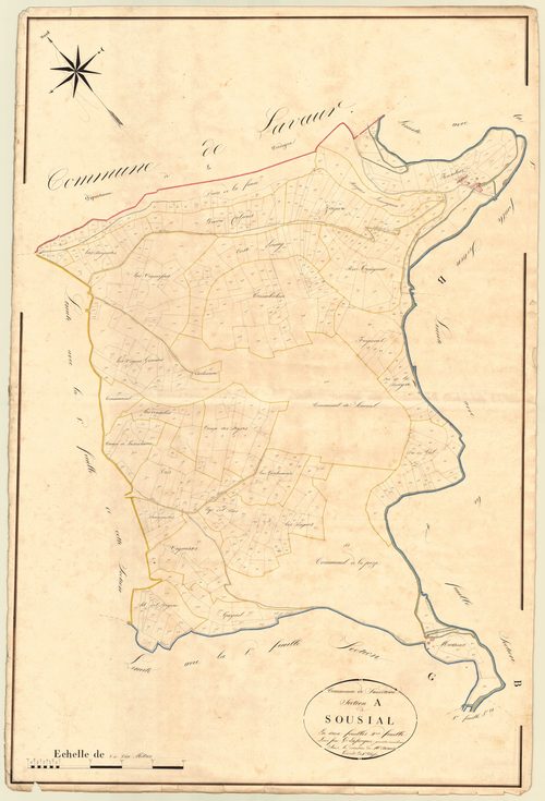 Plan napoléonien, atlas-A2 Sousial, Sauveterre-la-Lémance