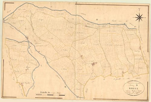 Plan napoléonien, atlas-D1 Breil, Sauveterre-la-Lémance