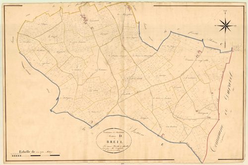Plan napoléonien, atlas-D2 Breil, Sauveterre-la-Lémance